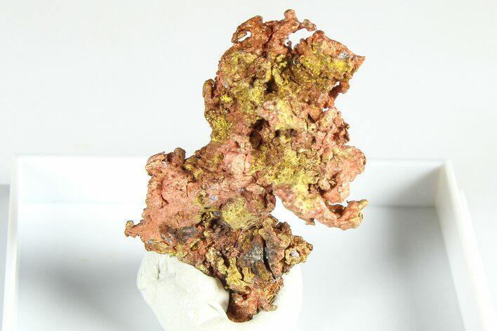 Rare Tongxinite on Native Copper - Germany #379769